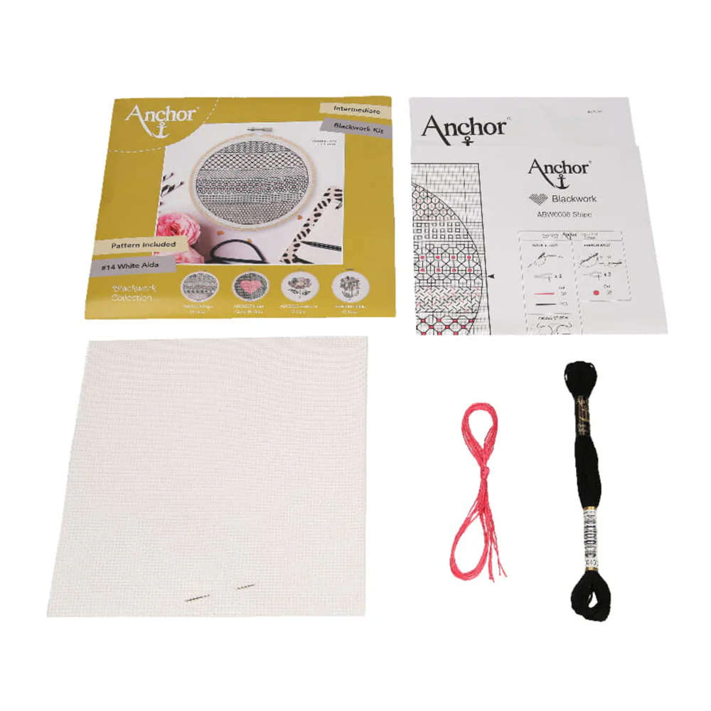 Anchor Modern Blackwork Embroidery Kit­ Stripe - ABW0008 - Image 3