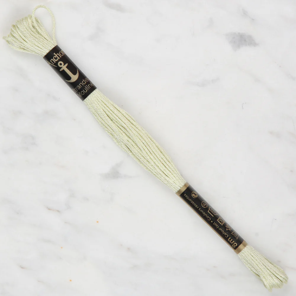 Anchor Stranded Mouline Embroidery Thread, 8m, Cream  - 0259