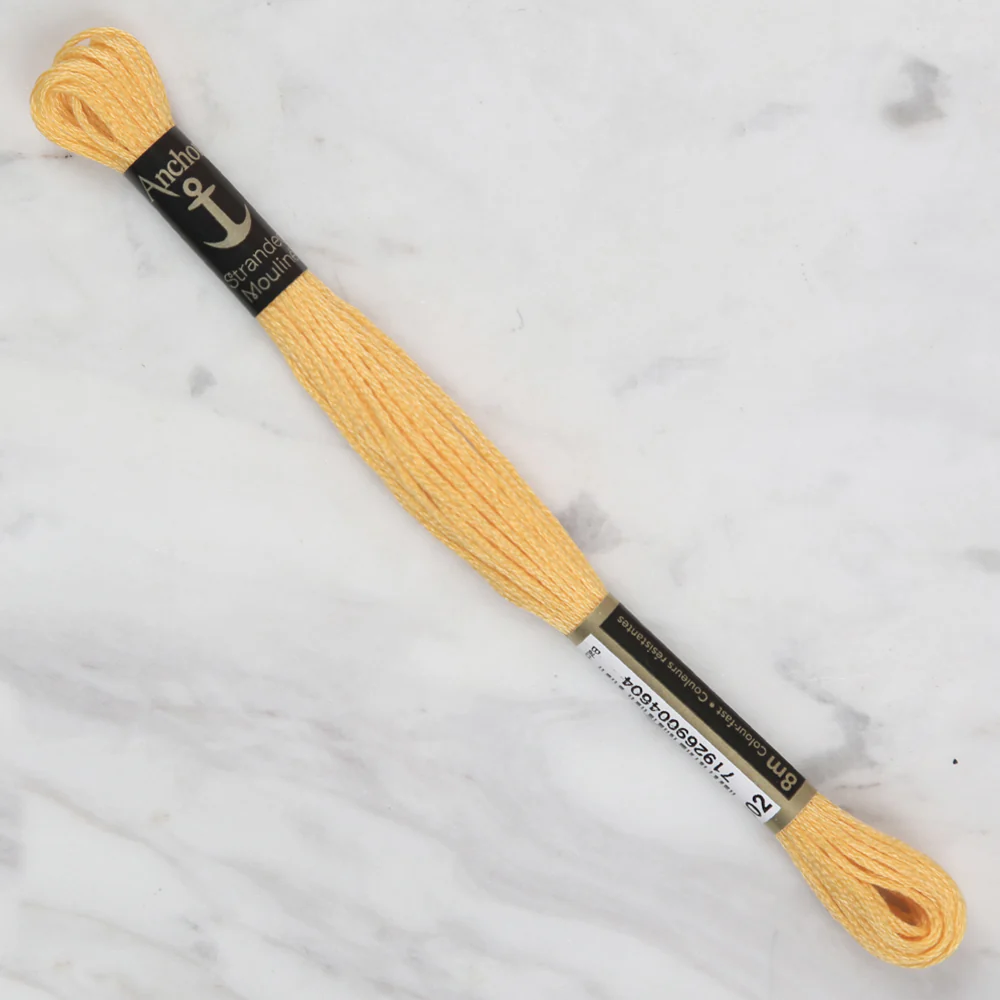 Anchor Stranded Mouline Embroidery Thread, 8m, Orange - 0302