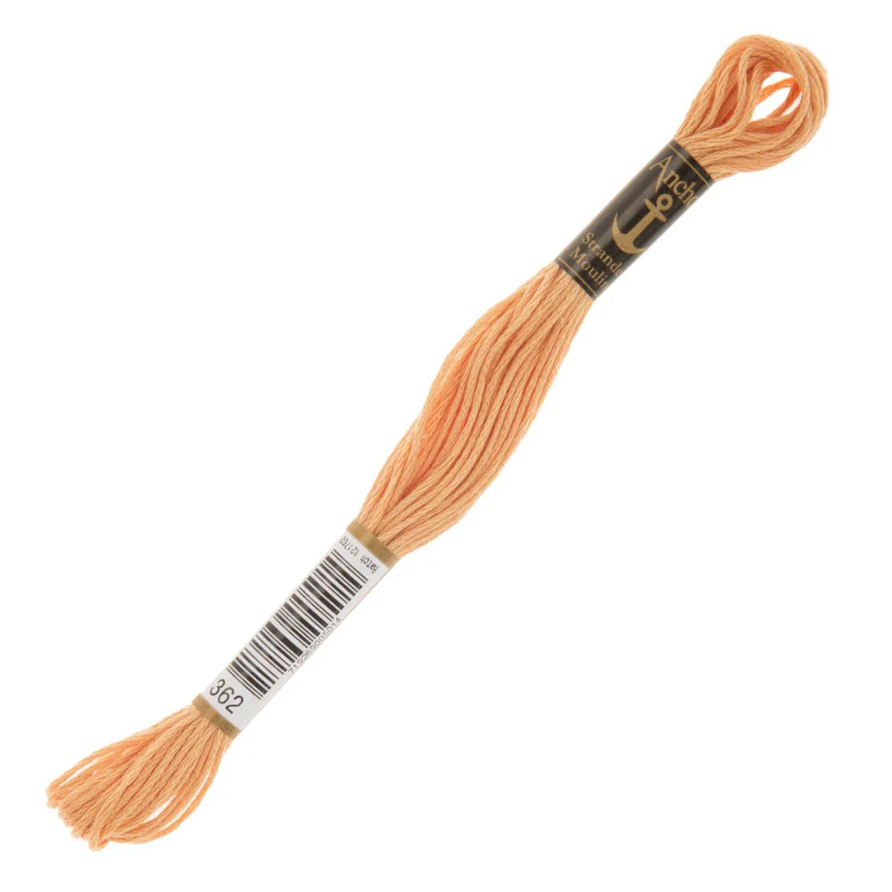 Anchor Stranded Mouline Embroidery Thread, 8m, Pink - 0362