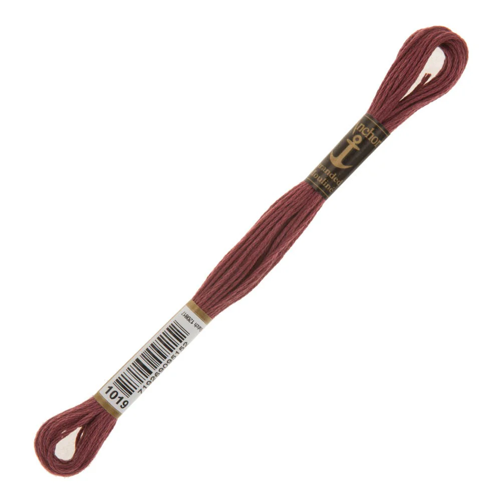Anchor Stranded Mouline Embroidery Thread, 8m, Purple - 1019