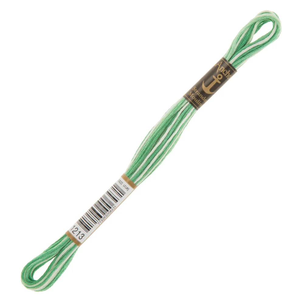 Anchor Stranded Mouline Embroidery Thread, 8m, Variegated  - 1213