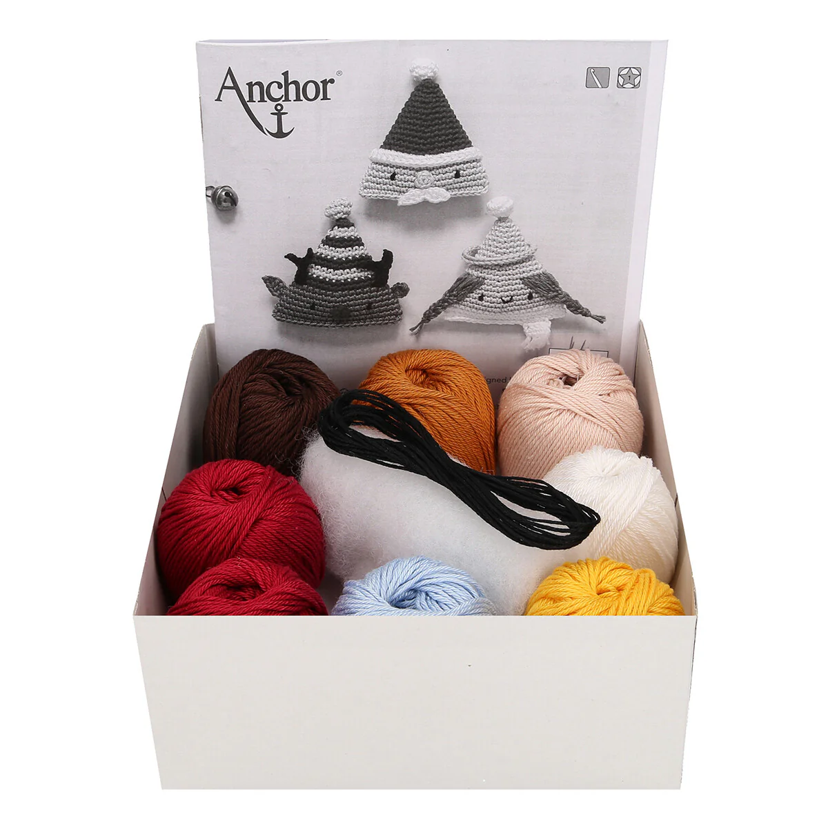 Anchor Xmas Santa Trio Decor Amigurumi Set - A28C005-09061 - Image 2