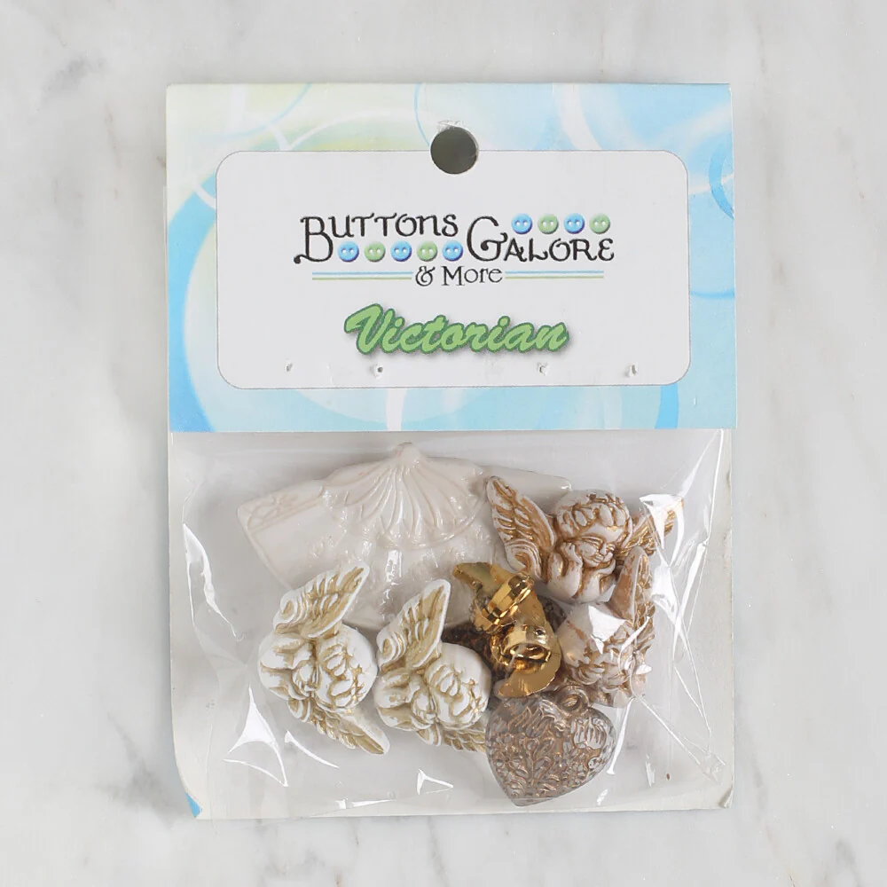 Buttons & Galore Decorative Baby Button, Angelic - Image 2