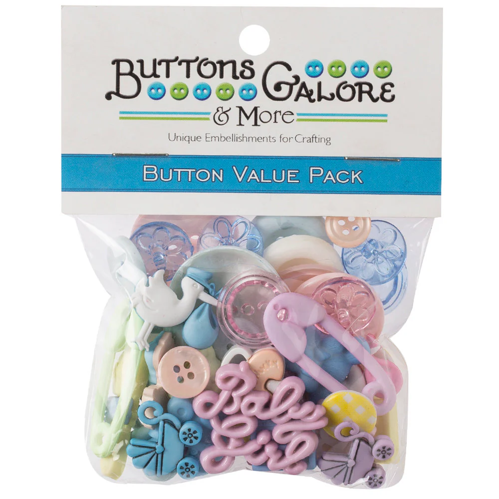 Buttons & Galore Decorative Baby Button, Baby - Image 2