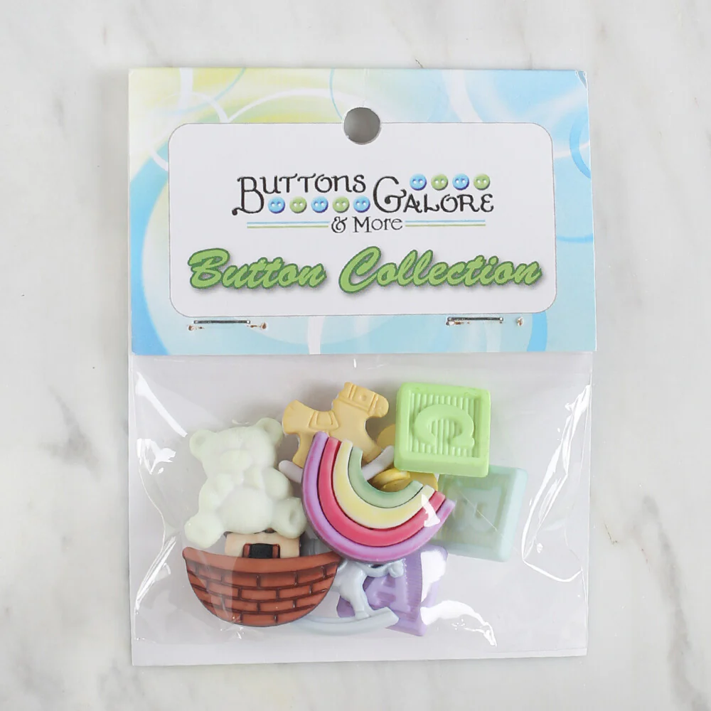 Buttons & Galore Decorative Baby Button, Nursery - Image 2