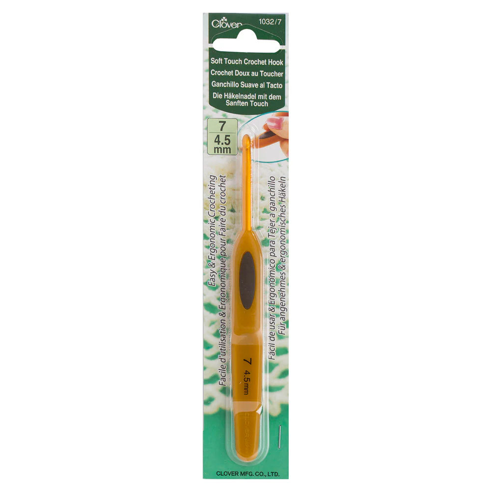 Clover Soft Touch 4.50 mm Ergonomic Crochet Hook - 1032