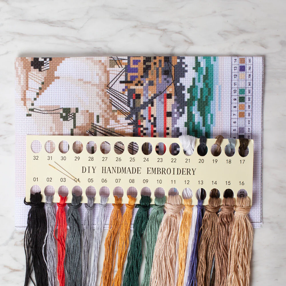 DIY Handmade Embroidery Set 40x50 cm  - 0113 - Image 2