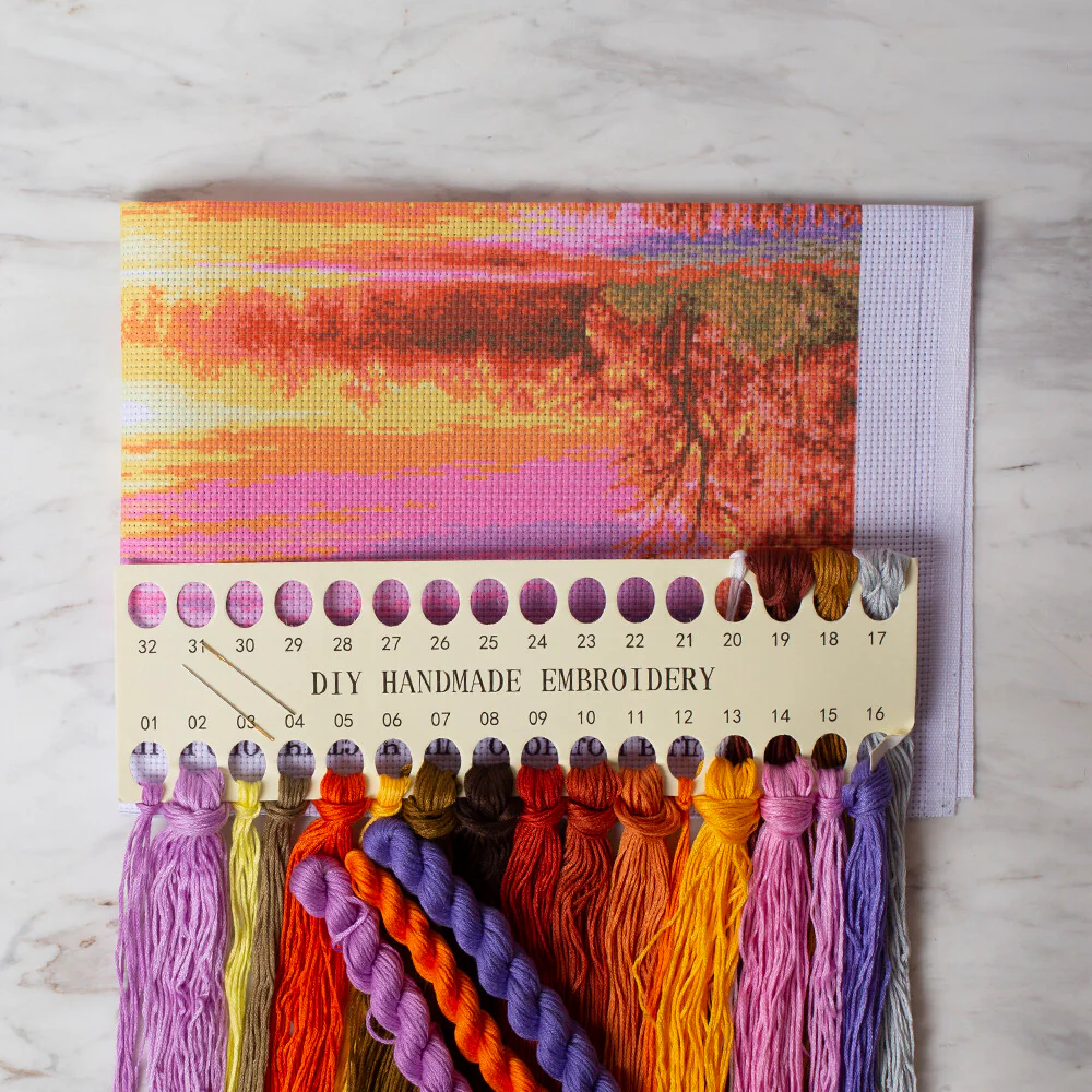 DIY Handmade Embroidery Set 40x50 cm - 0179 - Image 2