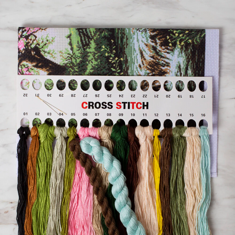 DIY Handmade Embroidery Set 40x50 cm - 0221 - Image 2