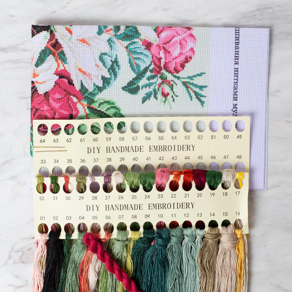 DIY Handmade Embroidery Set 40x50 cm - 0223 - Image 2