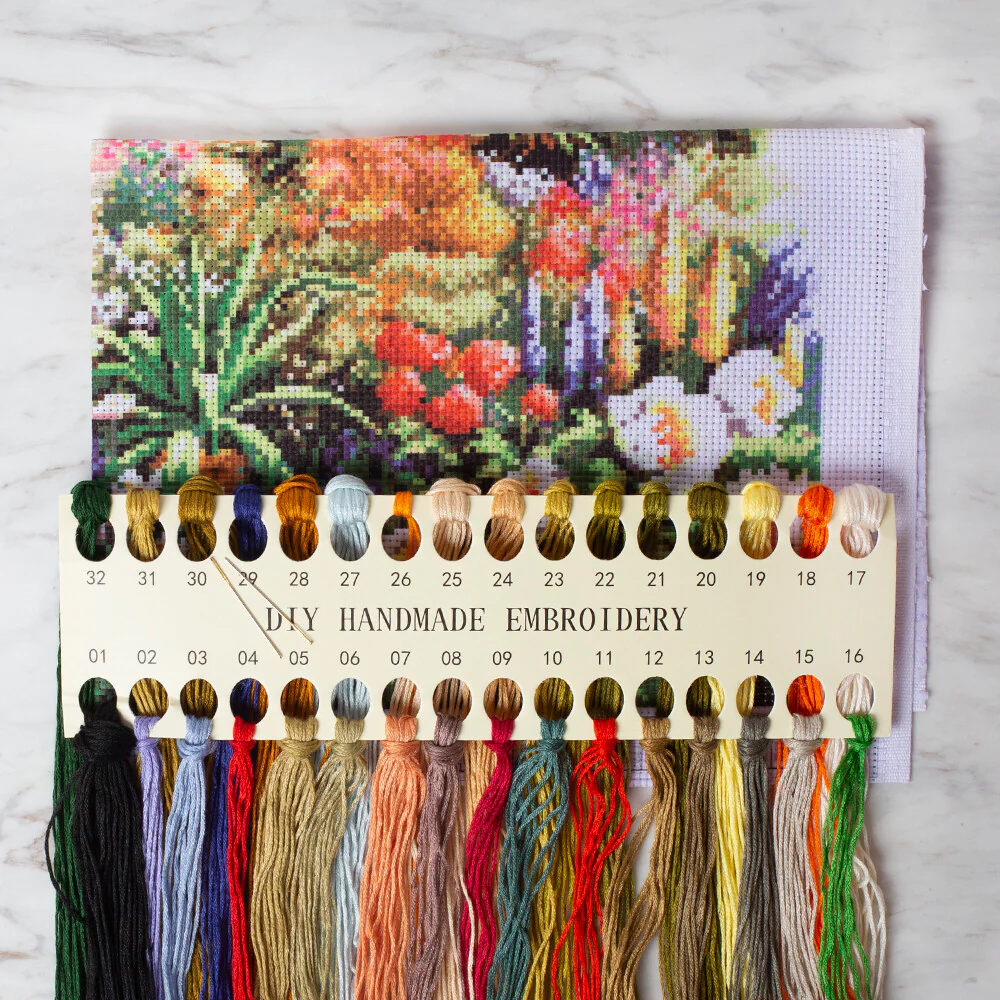 DIY Handmade Embroidery Set 40x50 cm - 0233 - Image 2