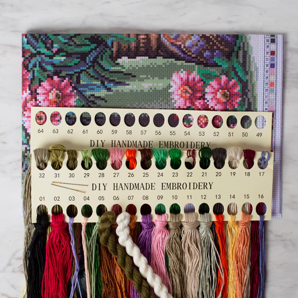 DIY Handmade Embroidery Set 40x50 cm - 0282 - Image 2