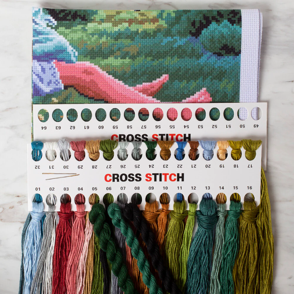 DIY Handmade Embroidery Set 40x50 cm - 0349 - Image 2