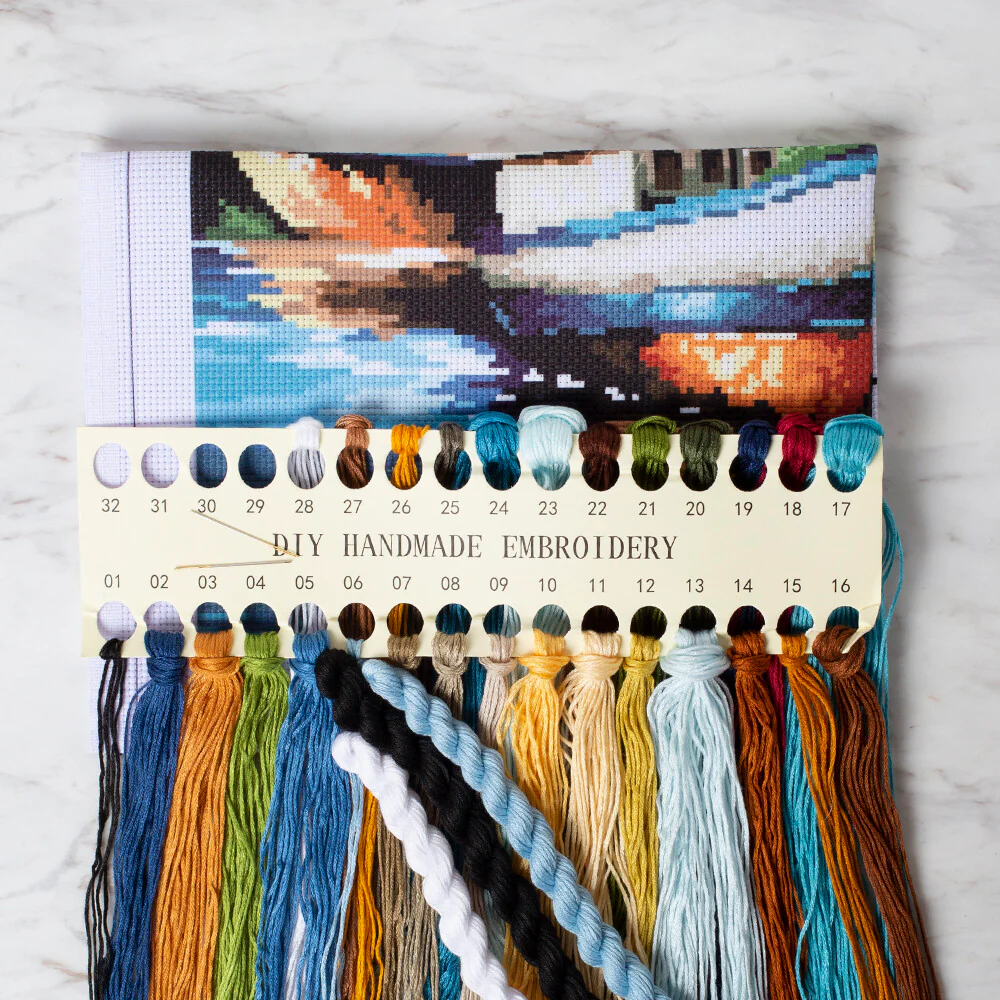 DIY Handmade Embroidery Set 40x50 cm - 0393 - Image 2