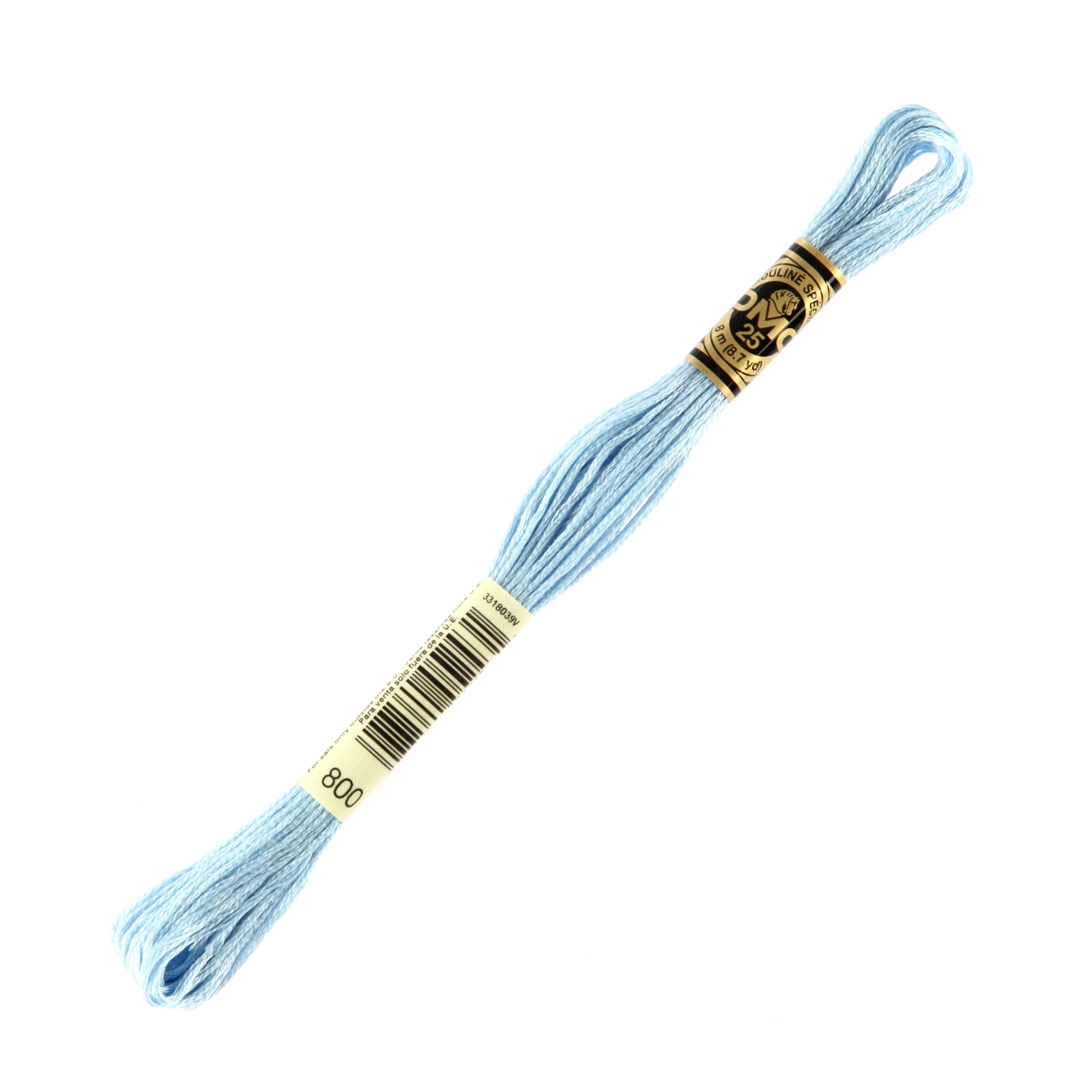 DMC Mouline Special 8 m Embroidery Thread, Blue - 800