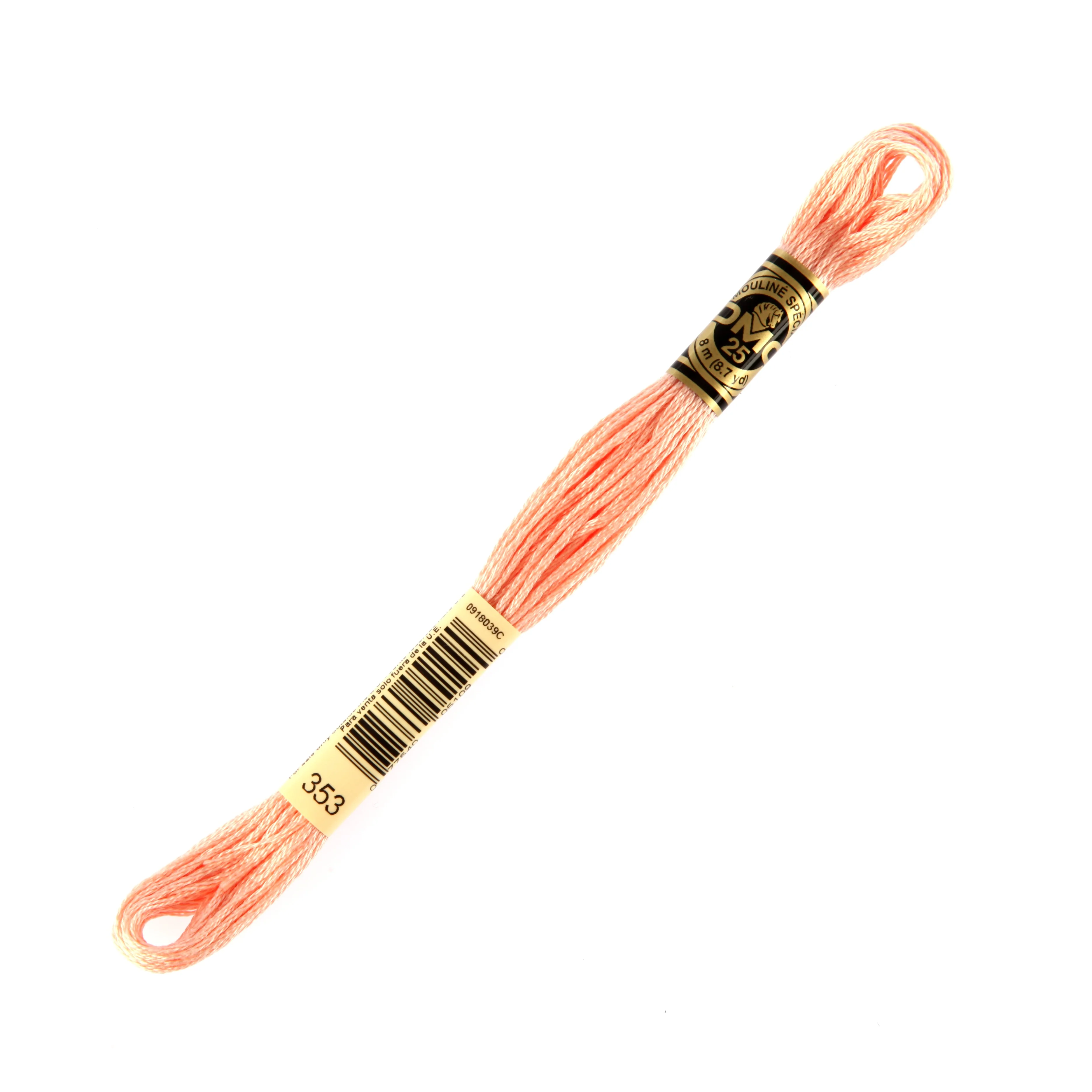DMC Mouline Special 8 m Embroidery Thread, Pink - 353