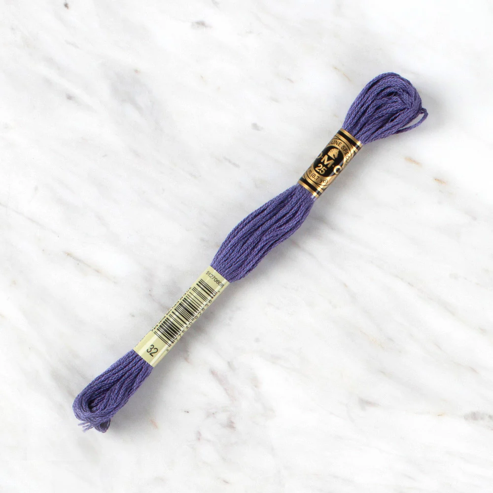 DMC Mouline Special 8 m Embroidery Thread, Purple, 32