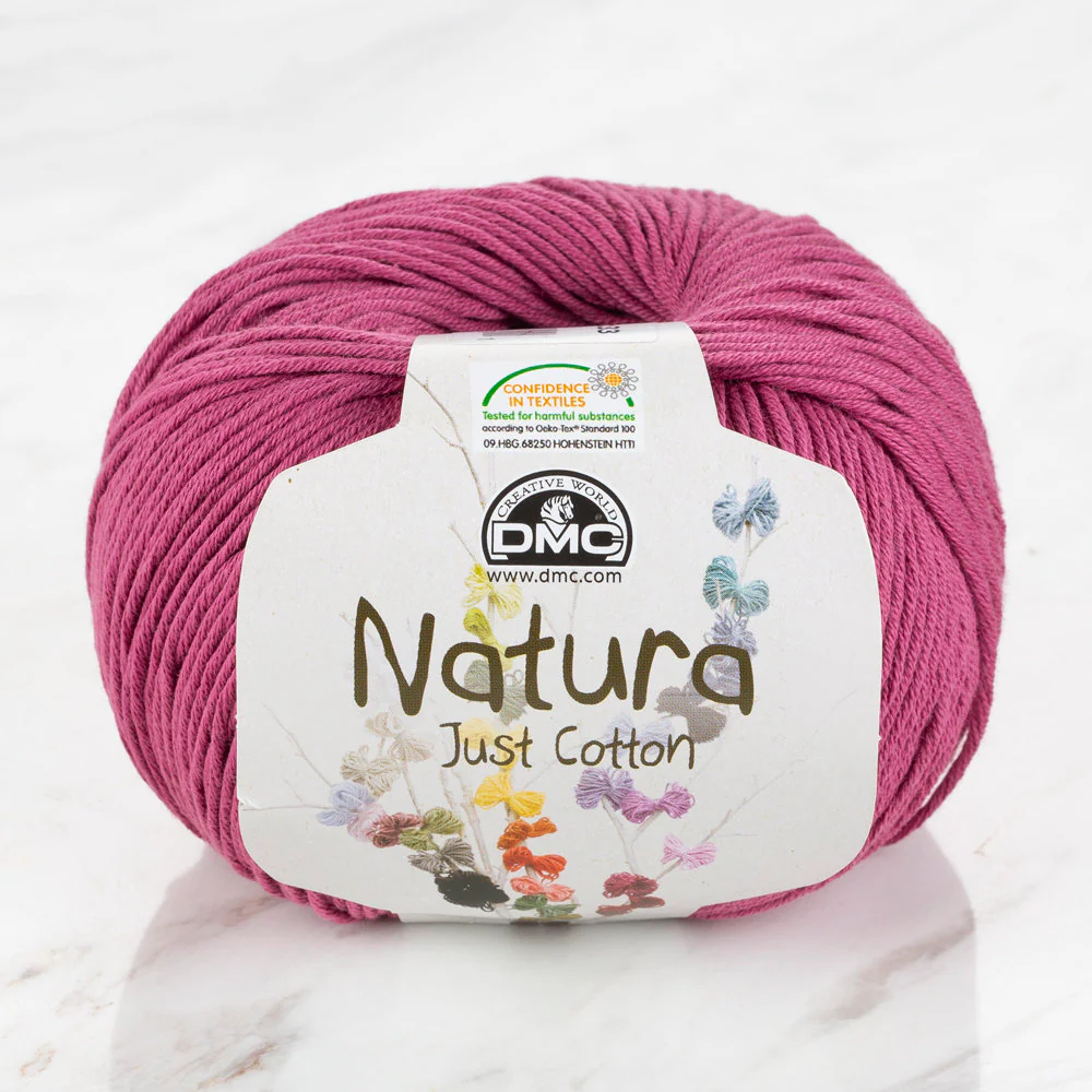 DMC Natura Just Cotton Knitting Yarn, Purple - N33