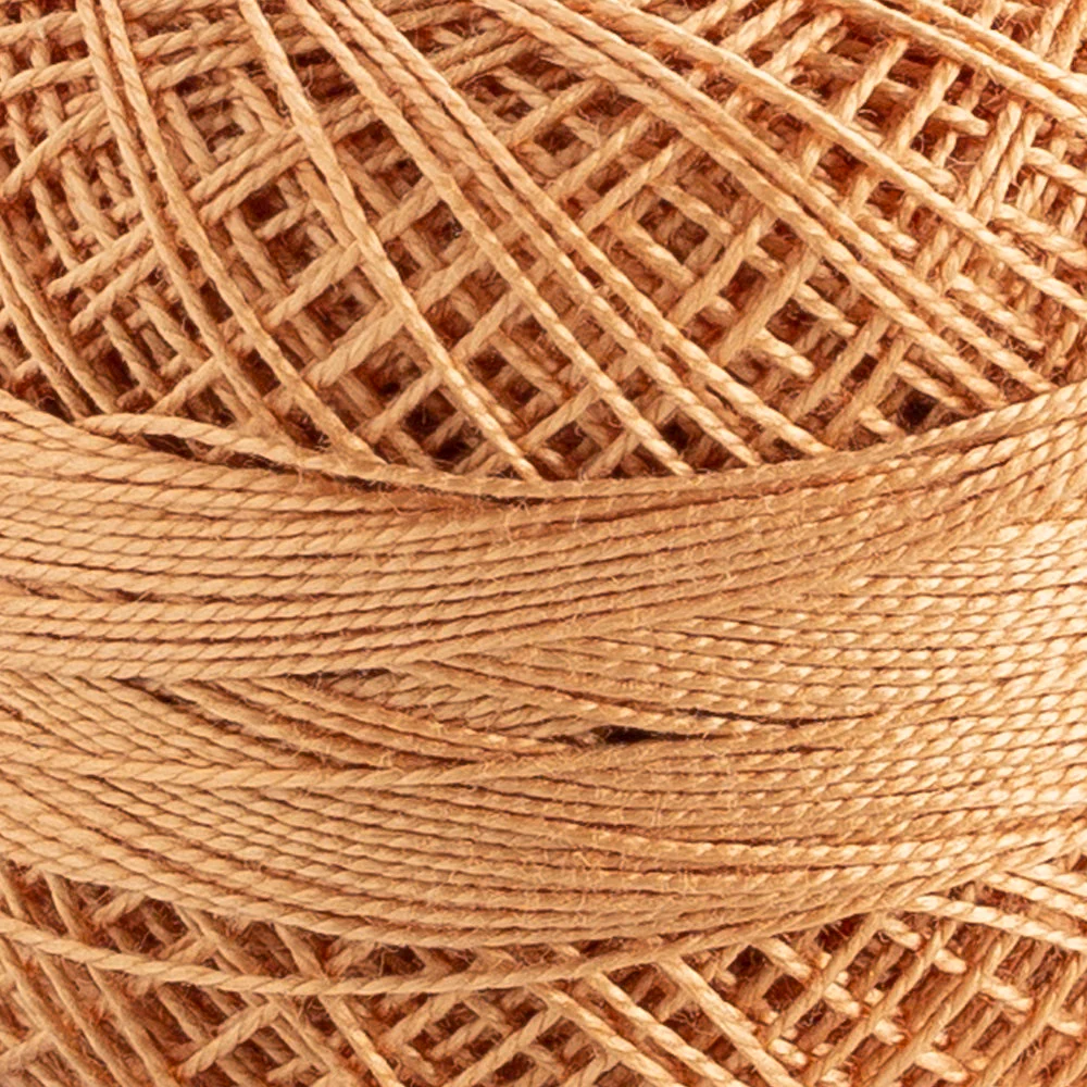 Domino Cotton Perle Size 12 Embroidery Thread (5 g), Beige - 4590012-368 - Image 3