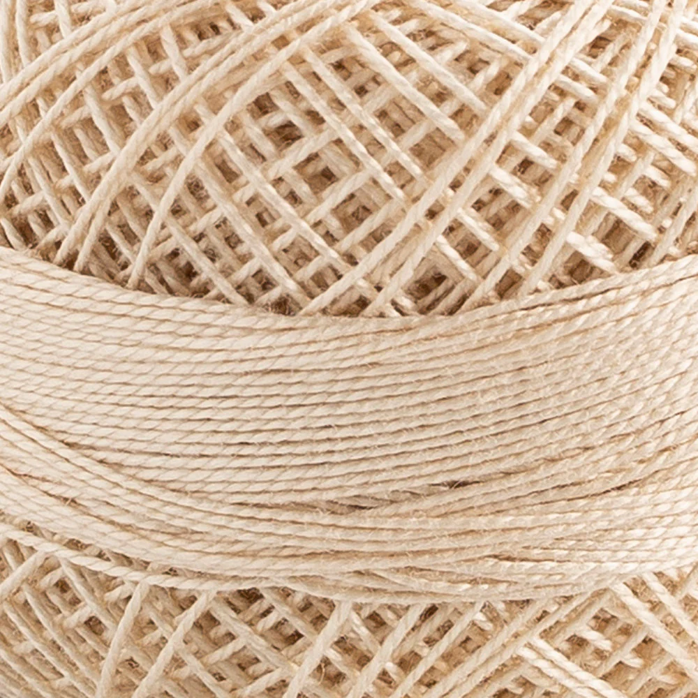 Domino Cotton Perle Size 12 Embroidery Thread (5 g), Beige - 4590012-K0070 - Image 3