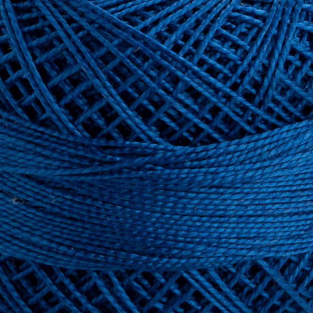 Domino Cotton Perle Size 12 Embroidery Thread (5 g), Blue - 4590012-00148 - Image 3