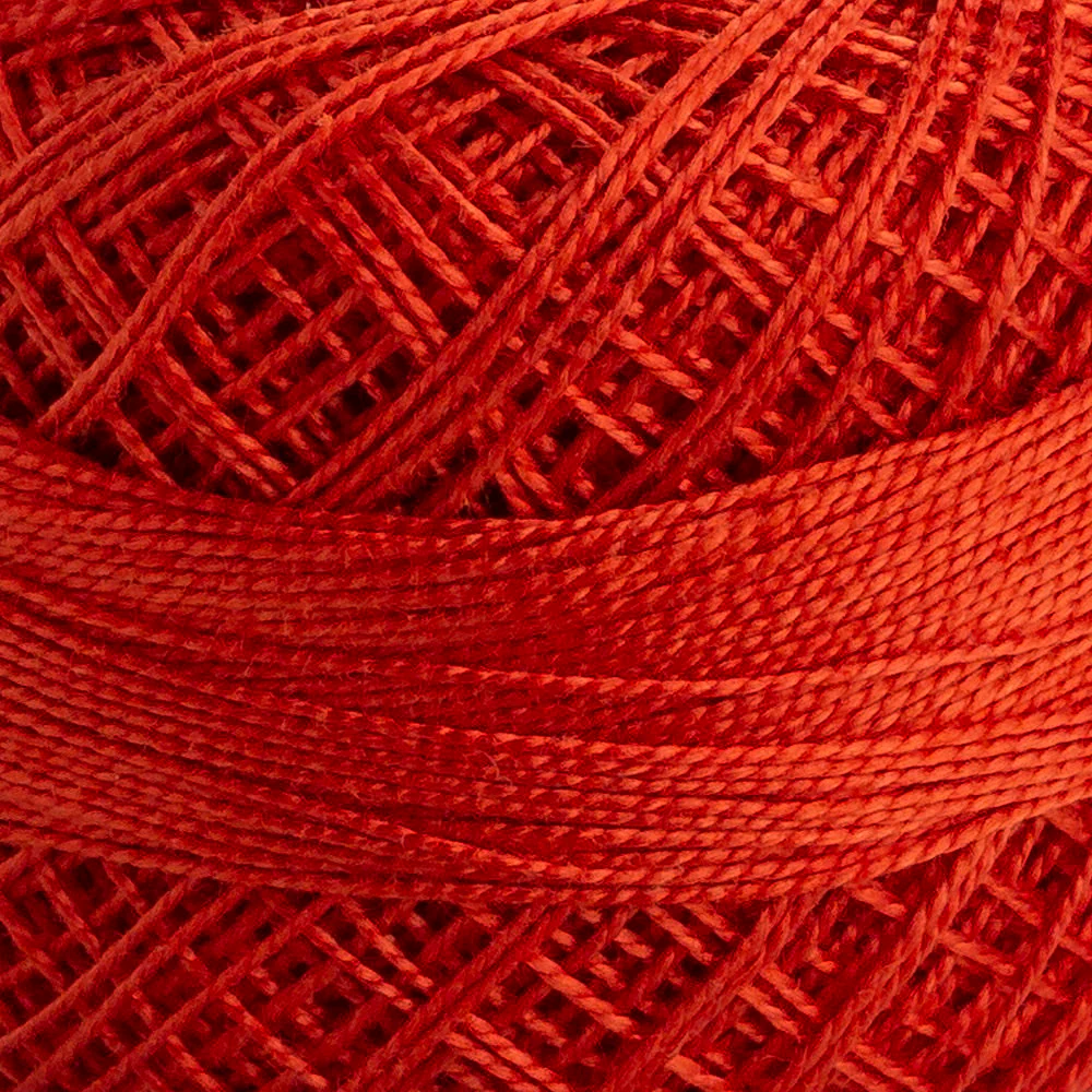 Domino Cotton Perle Size 12 Embroidery Thread (5 g), Brick - 4590012-00340 - Image 3