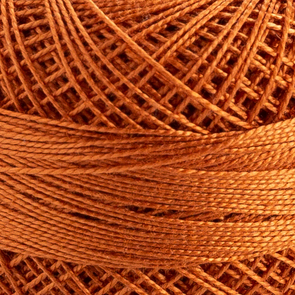 Domino Cotton Perle Size 12 Embroidery Thread (5 g), Brown - 4590012-K0009 - Image 3