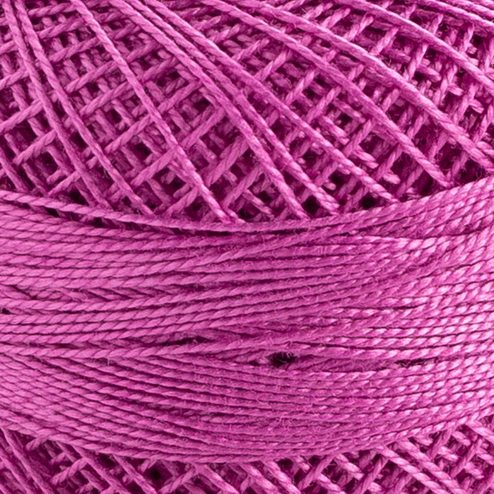 Domino Cotton Perle Size 12 Embroidery Thread (5 g), Dusty Rose - 4590012-K0224 - Image 3