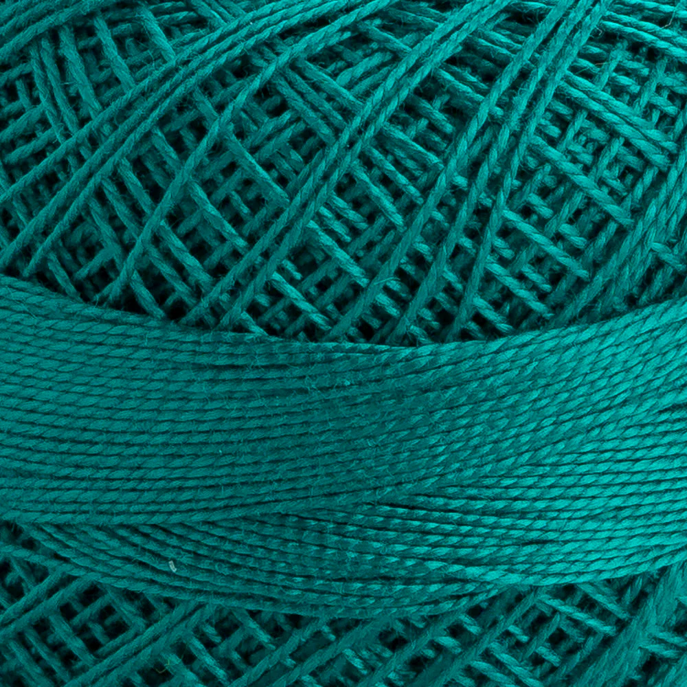 Domino Cotton Perle Size 12 Embroidery Thread (5 g), Green - 4590012-00189 - Image 3