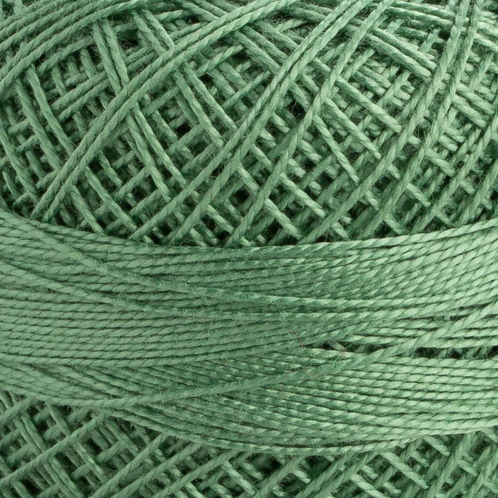 Domino Cotton Perle Size 12 Embroidery Thread (5 g), Green - 4590012-00215 - Image 3