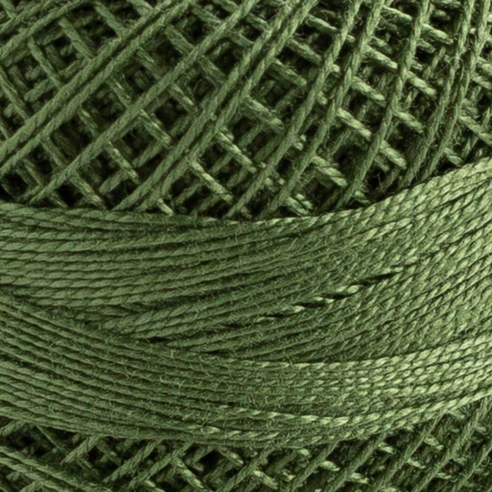 Domino Cotton Perle Size 12 Embroidery Thread (5 g), Green - 4590012-262 - Image 3