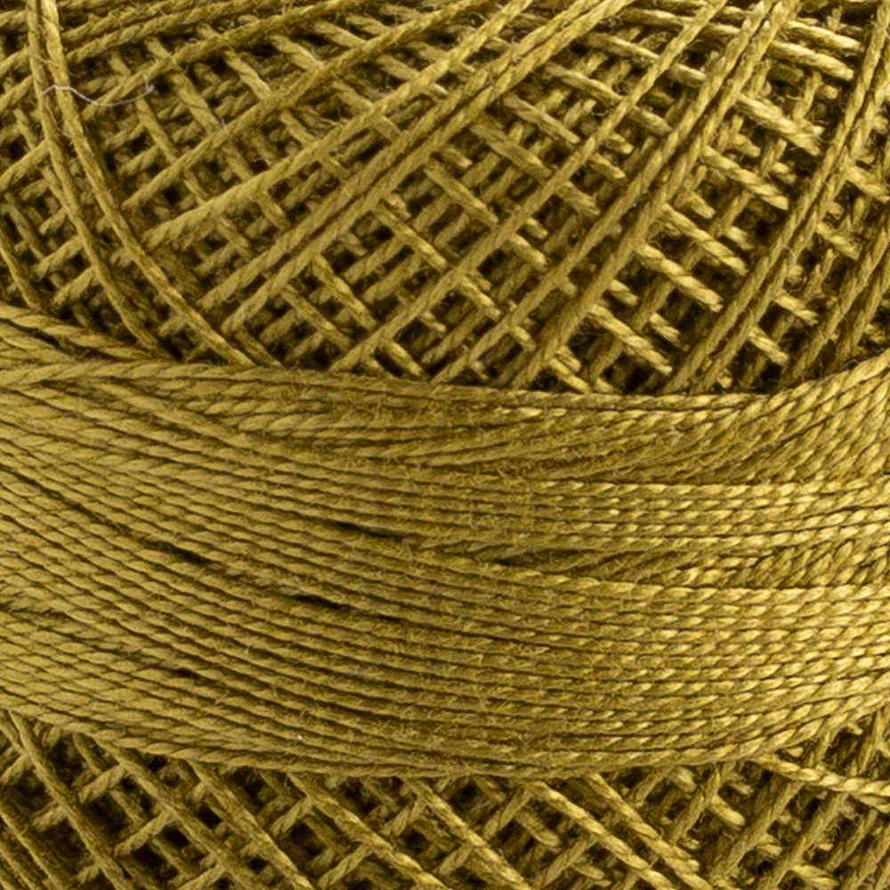 Domino Cotton Perle Size 12 Embroidery Thread (5 g), Green - 4590012-K0107 - Image 3