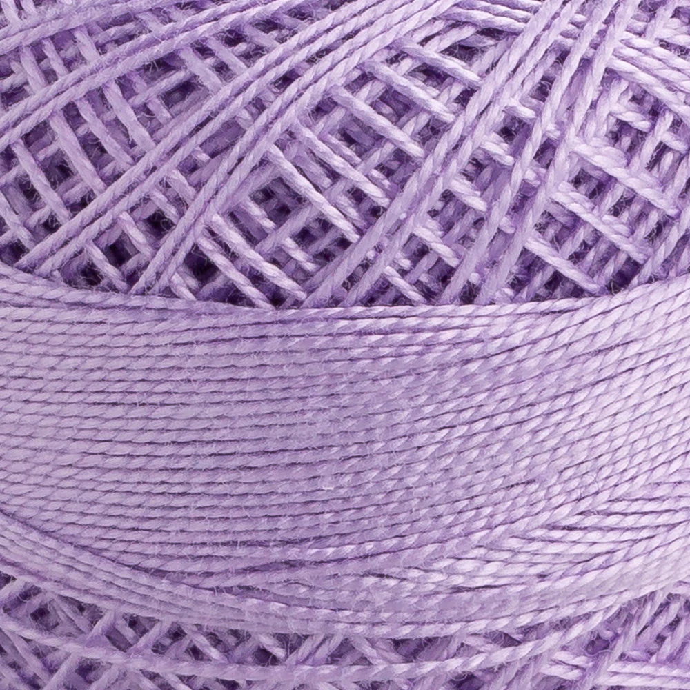 Domino Cotton Perle Size 12 Embroidery Thread (5 g), Lilac - 4590012-00108 - Image 3