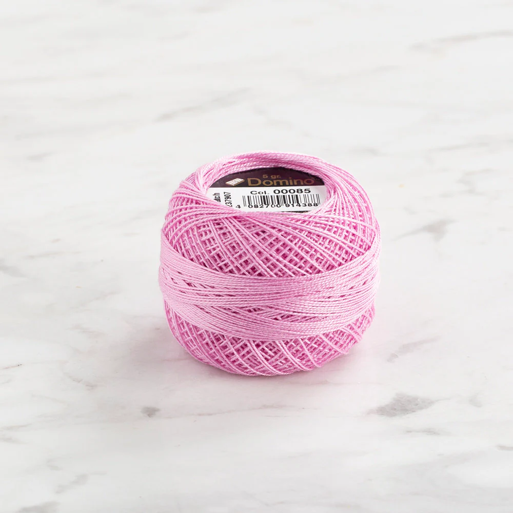 Domino Cotton Perle Size 12 Embroidery Thread (5 g), Lilac - 4590012-85