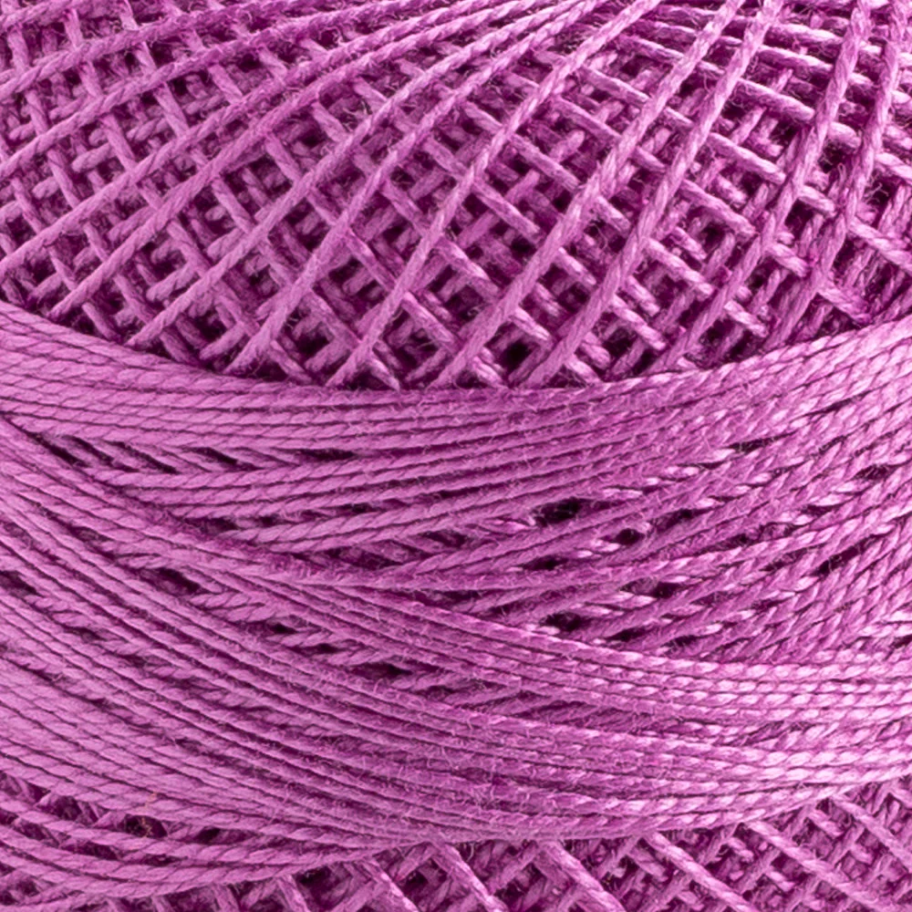 Domino Cotton Perle Size 12 Embroidery Thread (5 g), Lilac - 4590012-K0004 - Image 3