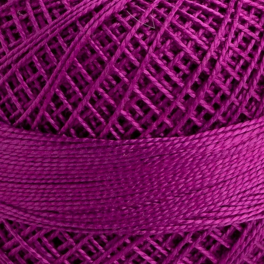 Domino Cotton Perle Size 12 Embroidery Thread (5 g), Purple - 4590012-00094 - Image 3