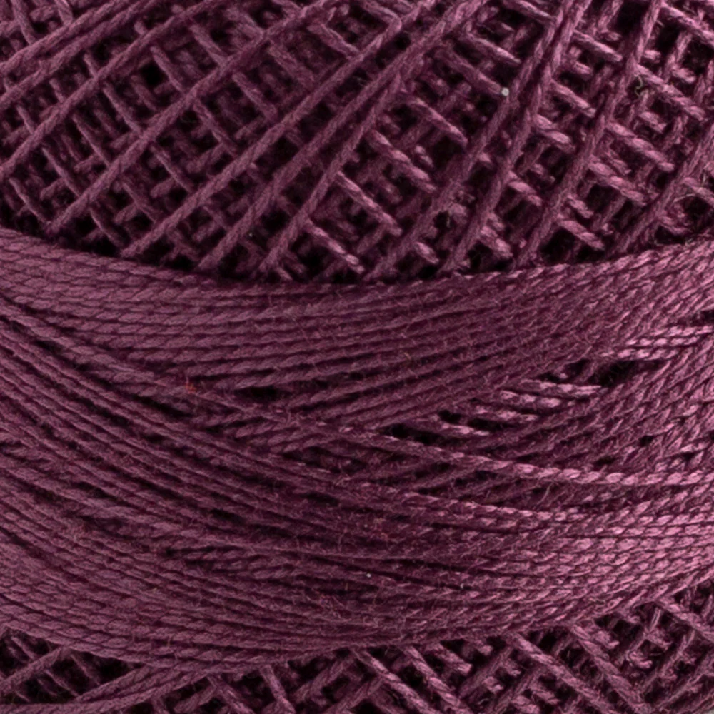Domino Cotton Perle Size 12 Embroidery Thread (5 g), Purple - 4590012-873 - Image 3