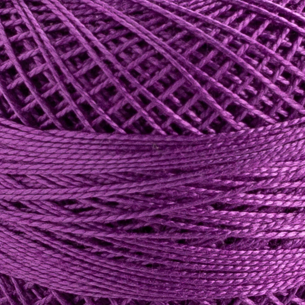 Domino Cotton Perle Size 12 Embroidery Thread (5 g), Purple - 4590012-K0005 - Image 3