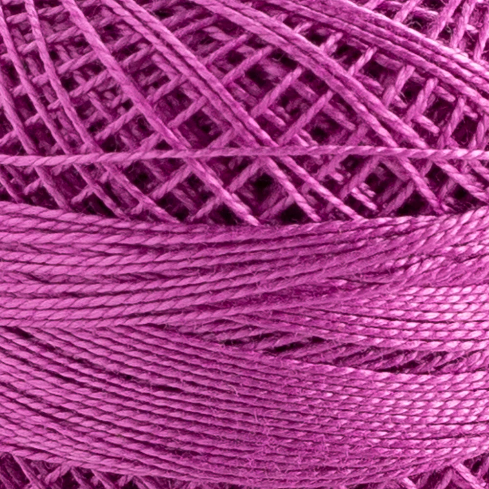 Domino Cotton Perle Size 12 Embroidery Thread (5 g), Purple - 4590012-K0225 - Image 3