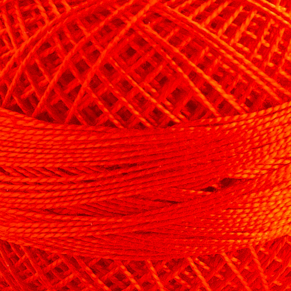 Domino Cotton Perle Size 12 Embroidery Thread (5 g), Red - 4590012-335 - Image 3