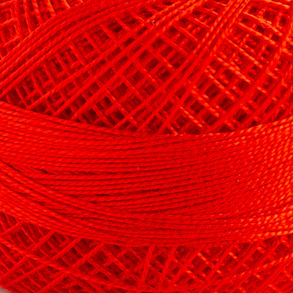 Domino Cotton Perle Size 12 Embroidery Thread (5 g), Red - 4590012-K0108 - Image 3