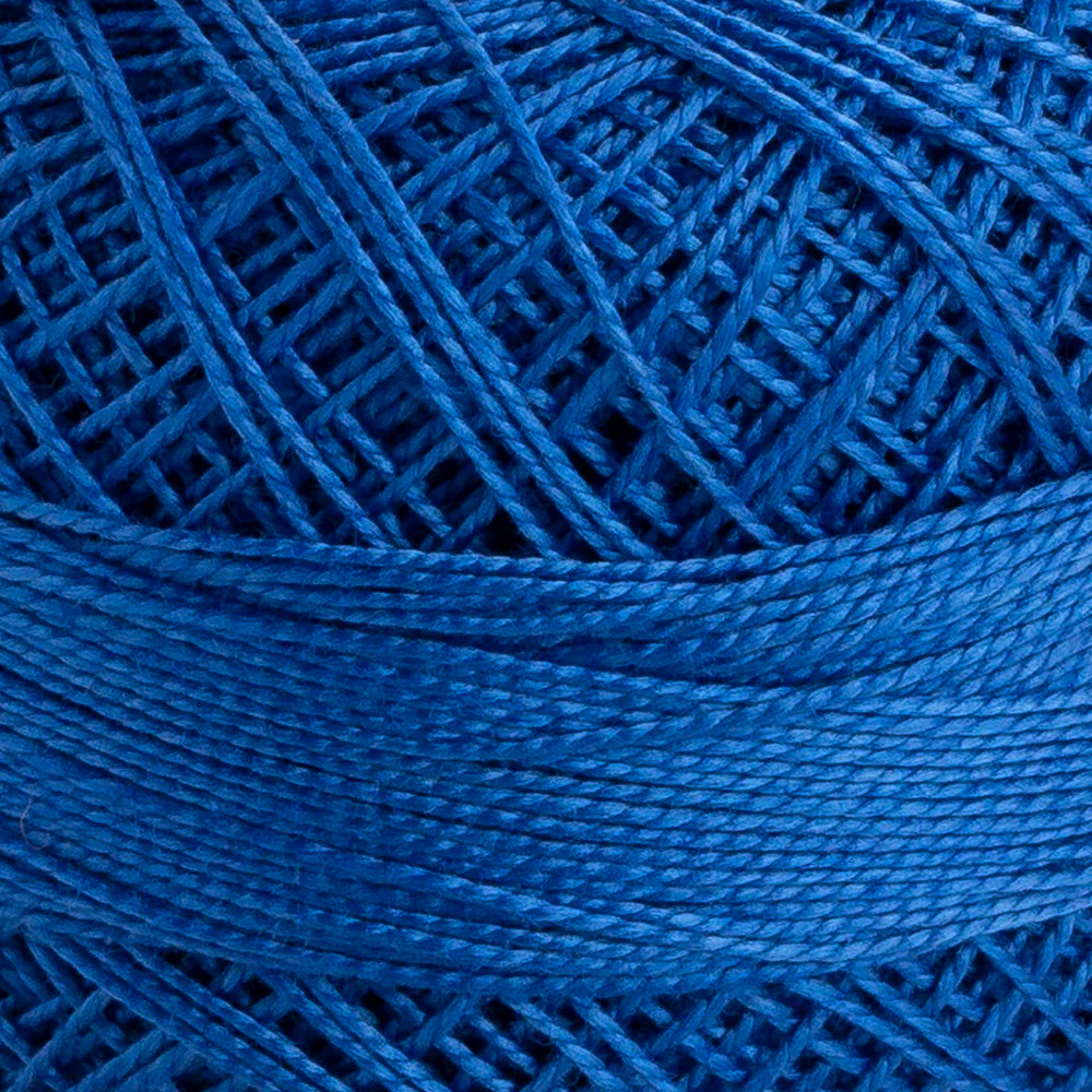 Domino Cotton Perle Size 12 Embroidery Thread (5 g), Saxe Blue - 4590012-00147 - Image 3