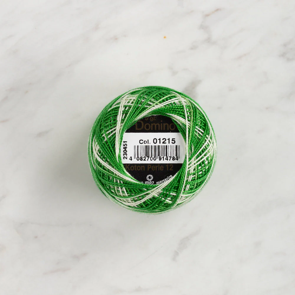 Domino Cotton Perle Size 12 Embroidery Thread (5 g), Variegated - 4590012-1215 - Image 2