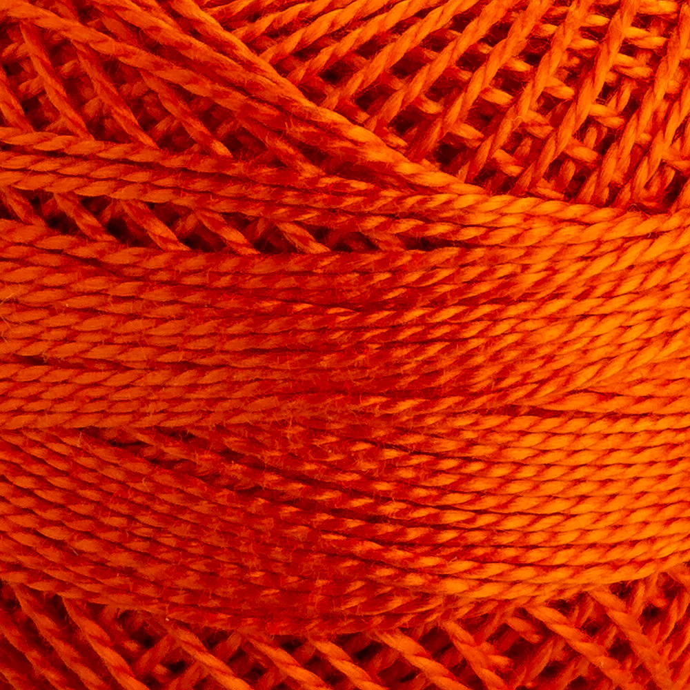 Domino Cotton Perle Size 8 Embroidery Thread (8 g), Brick - 4598008-00326 - Image 3