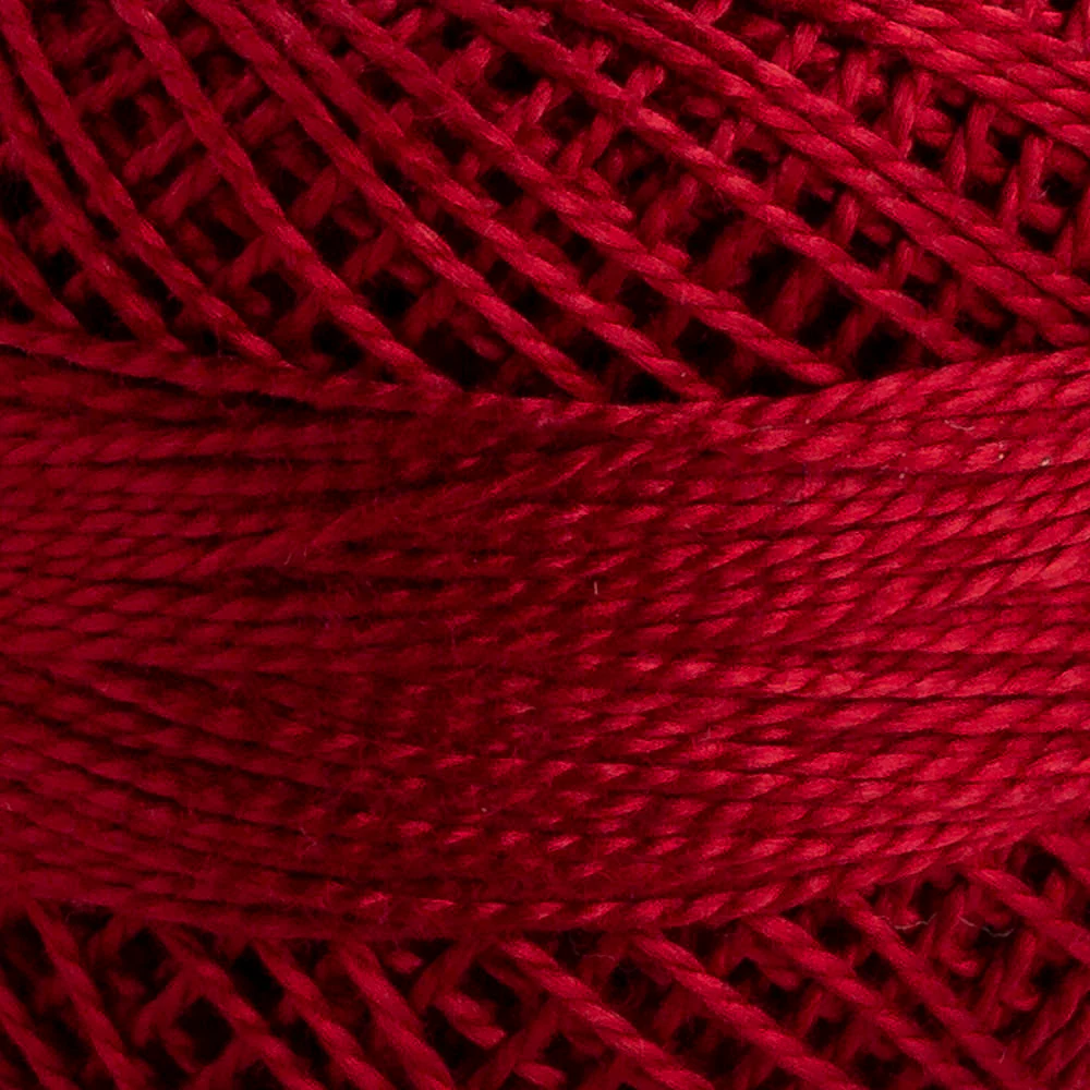 Domino Cotton Perle Size 8 Embroidery Thread (8 g), Claret - 4598008-00044 - Image 3