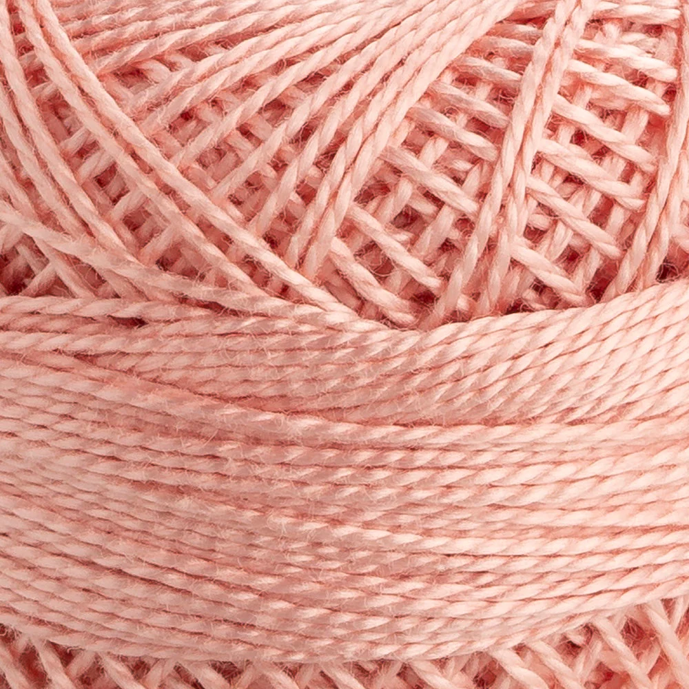 Domino Cotton Perle Size 8 Embroidery Thread (8 g), Dusty Rose - 4598008-00893 - Image 3