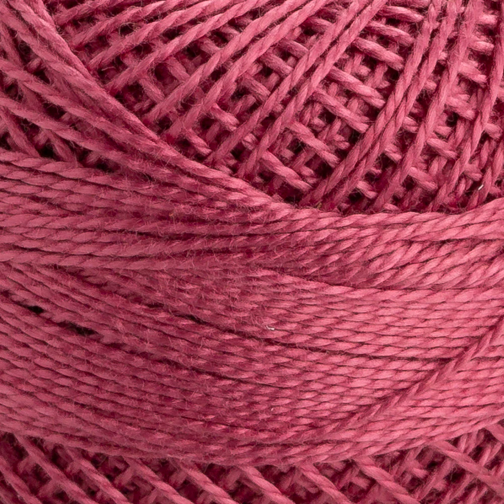 Domino Cotton Perle Size 8 Embroidery Thread (8 g), Purple - 4598008-00970 - Image 3