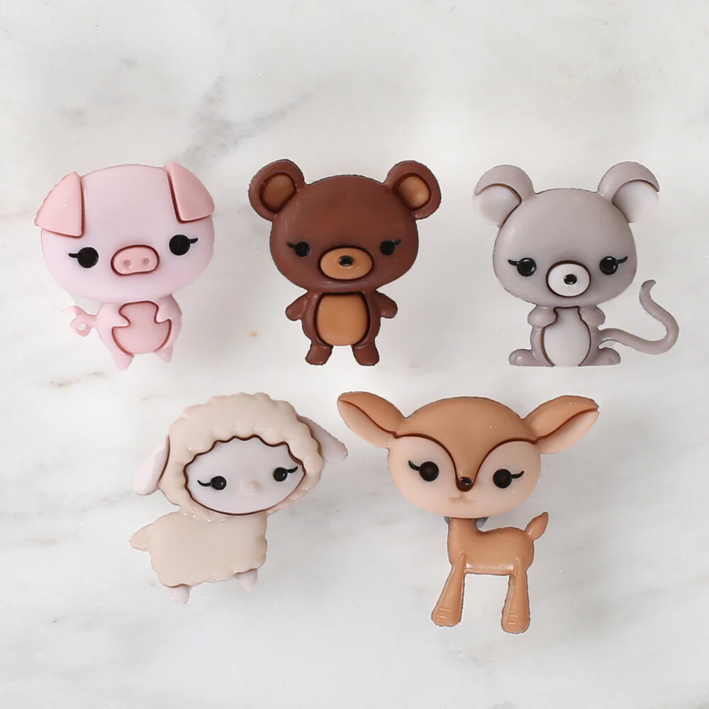 Dress It Up Creative Button Assortment, Animal Cuties - 9363 - Image 2