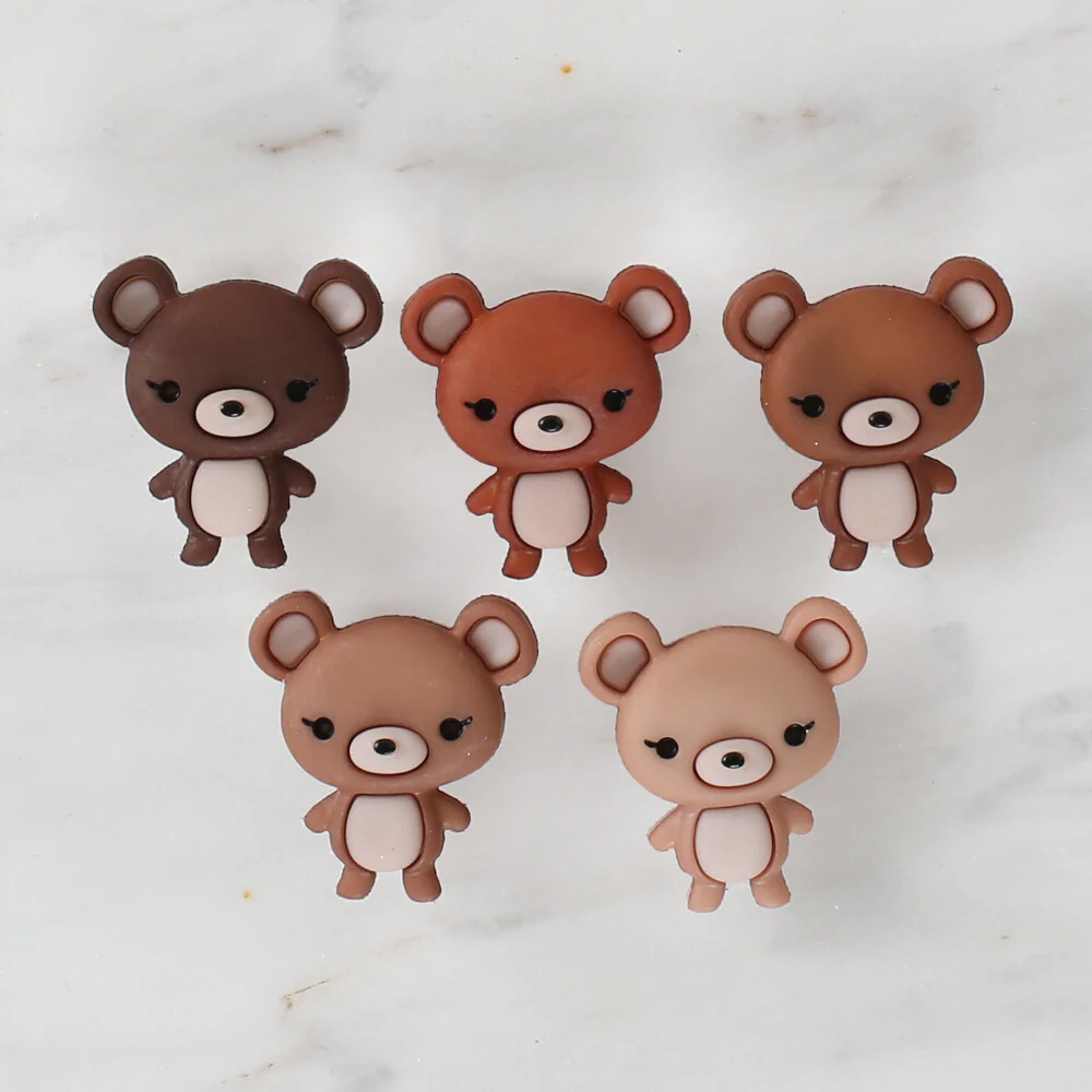 Dress It Up Creative Button Assortment, Bear Hugs - 10286 - Image 2